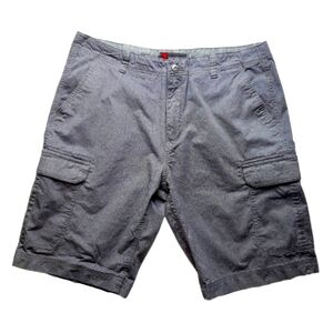 BC Clothing Dressy Cotton Cargo Shorts Charcoal Grey men's 38 waist